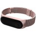 3Chome Metal Strap Compatible with Xiaomi Mi Band 6 / Mi Band 5/ Mi Band 4 / Mi Band 3, Smart Watch Wristbands Replacement Accessories