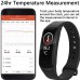 Fitness Tracker,Activity Tracker with Body Temperature Heart Rate Blood Pressure Monitor,Waterproof Fitness Watch with Sleep Monitor,Step Calorie Counter,Pedometer Watch for Women Men