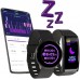 Genius Fit Watch, smart watch with blood pressure, heart rate and body temperature monitor, waterproof, compatible with Fitness tracker apps on android and iOS, with multi sport and sleep quality mode