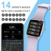 Y&amp;L Smart Watch, Fitness Tracker with Heart Rate Monitor, Sleep Monitor, 5ATM Waterproof Smartwatch Compatible with iPhone and Android Phones for Women Men, Pink