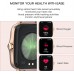 Smart Watch 2021(Call Receive/Dial), 1.72 in HD Full Touch Screen Smartwatch Fitness Tracker with Call/Text/Heart Rate/Blood Pressure/Sleep Step Tracking, Fitness Watch for Android/iOS, Women Man