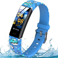 YEGKGO Fitness Tracker for Kids Girls Boys Teens, IP68 Waterproof Activity Tracker with Pedometer Calorie Counter, Heart Rate &amp; Sleep Monitor Fitness Watch, Call &amp; SMS Reminder, Gift for Kids