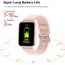 Tranya Smart Watch, 1.69вЂвЂ™ Full Touch Color Screen, 7-10 Days Battery Life, Android and iOS Compatible, IP68 Waterproof, Fitness Tracker, Heart Rate Monitor, TranyaGo Sports Watch, Pink