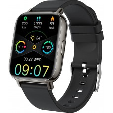 Smart Watch 2021 for Men Women, Fitness Tracker 1.69&#34; Touch Screen Smartwatch Fitness Watch IP68 Waterproof 24 Sports, Heart Rate Monitor/Pedometer/Sleep Monitor, Activity Tracker for Android iPhone