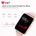Tranya Smart Watch, 1.69вЂвЂ™ Full Touch Color Screen, 7-10 Days Battery Life, Android and iOS Compatible, IP68 Waterproof, Fitness Tracker, Heart Rate Monitor, TranyaGo Sports Watch, Pink