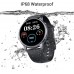 Stiive Smart Watch, 1.28 Inch Full Touch Screen Smartwatch for Men Women, Heart Rate &amp; Sleep Monitor, Pedometer IP68 Waterproof Fitness Watch for Android &amp; iOS Phones-Pink